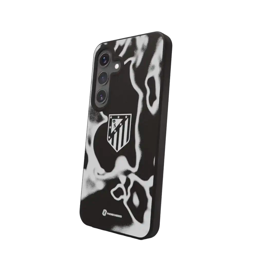 Black Pattern Samsung Case image number null